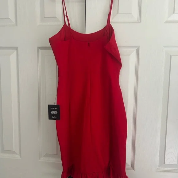 LULUS | Red dress - Picture 5 of 7
